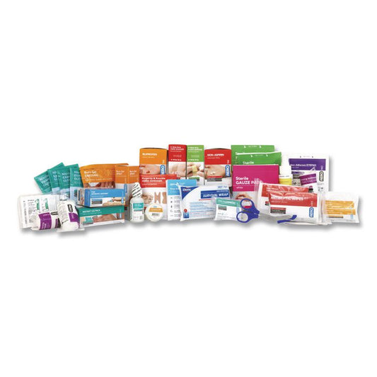 SUREFILL™ 80 Series Class A 2-Shelf First Aid Cabinet Refill - Meds