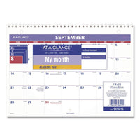 AT-A-GLANCE® Academic Monthly Wall Calendar