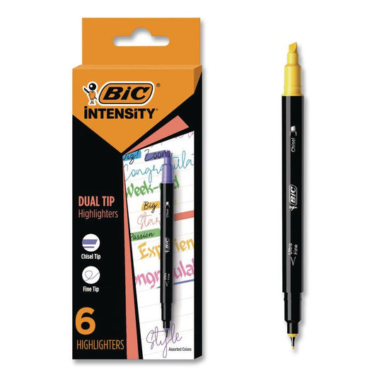 BIC® Intensity® Dual-Tip Highlighters