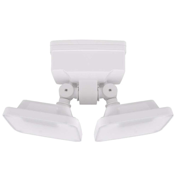 Hyper Tough Battery-Operated 600 Lumen Dual Head LED Security Light 103-Degree Beam Spread EasyOptionXY LLC