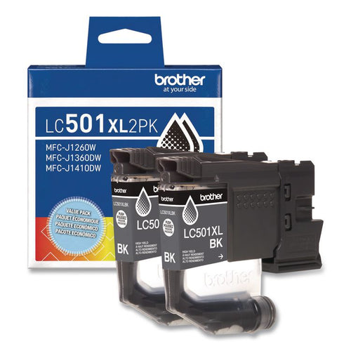 Brother Genuine LC501XL High Yield Ink Cartridges