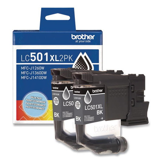 Brother Genuine LC501XL High Yield Ink Cartridges