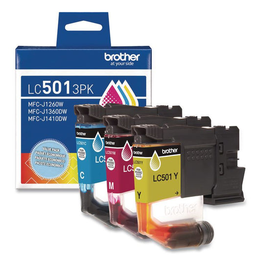 Brother Genuine LC501 Standard Yield Ink Cartridges