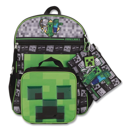 Bioworld® Minecraft Kids 5-Piece Backpack Set