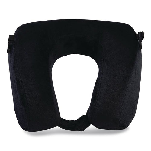 Brookstone® Memory Foam Fleece Travel Pillow