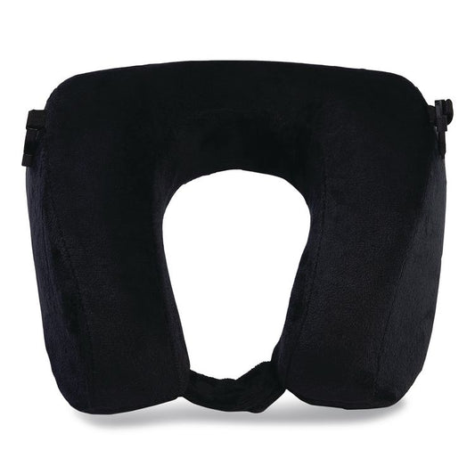Brookstone® Memory Foam Fleece Travel Pillow