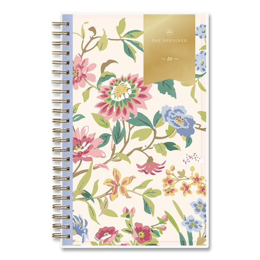 Blue Sky® Day Designer Climbing Floral Blush Create-Your-Own Cover Academic Year Weekly/Monthly Planner
