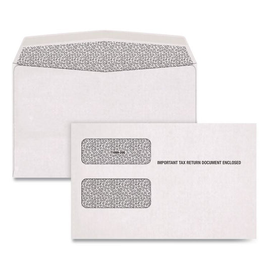 Adams® Double Window Tax Form Envelopes
