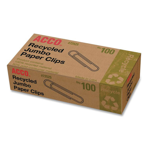 ACCO Recycled Jumbo Paper Clips