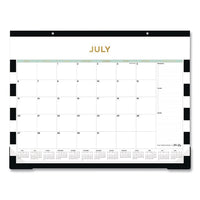 Blue Sky® Day Designer Rugby Stripe Academic Year Desk Pad Calendar