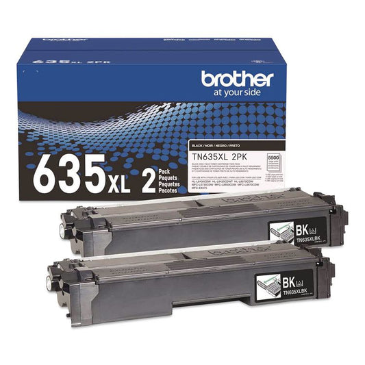 Brother TN635 Genuine High Yield Toner Cartridges