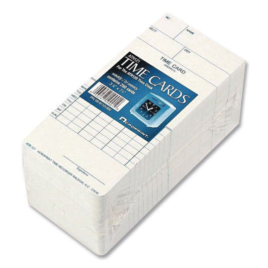 Acroprint® Cards for Model ATR120 Electronic Time Clock