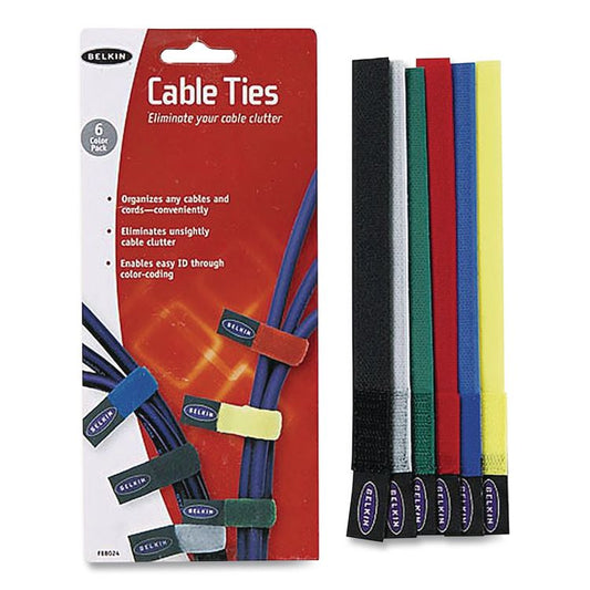 Belkin® Multicolored Cable Ties
