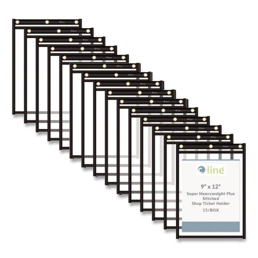 C-Line® Heavy-Duty Super Heavyweight Plus Stitched Shop Ticket Holders