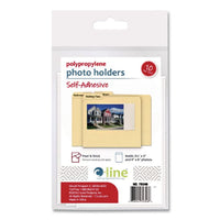 C-Line® Peel & Stick Photo Holders