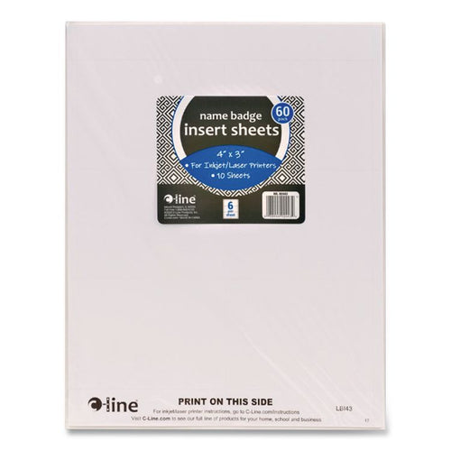 C-Line® Name Badge Inserts