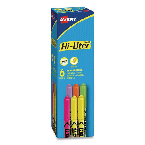 Avery® HI-LITER® Pen-Style Highlighters