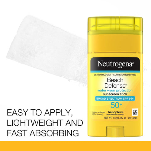 Neutrogena Beach Defense Face & Body Sunscreen Stick SPF 50+, 1.5 oz EasyOptionXY LLC