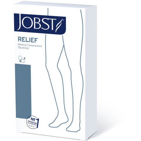 Jobst Relief Silicone Compression Knee High, 20-30 mmHg Open Toe