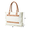 Urban Zigzag Canvas Shopper's Tote