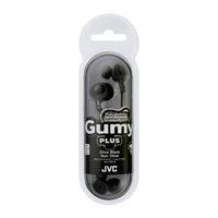 JVC® Gumy Plus Black Earbuds with Remote & Microphone