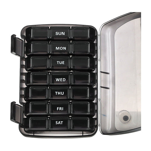 Ezy Dose Weekly 3X/Day Pill Organizer With Case, Assorted