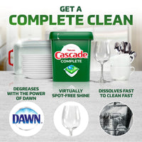 Cascade Complete Pods, Action Pacs Dishwasher Detergent, Lemon, 59 Ct EasyOptionXY LLC