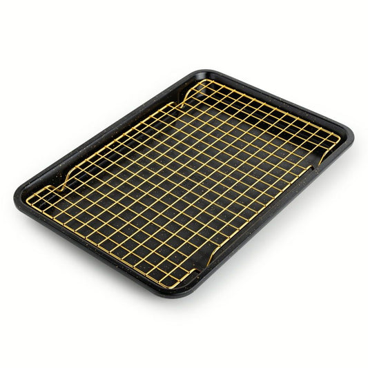 Thyme & Table Non-Stick Baking Sheet with Multi-Use Cooling Rack EasyOptionXY LLC