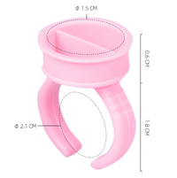 Glue Ring /many shapes - 100 pieces/pack ,