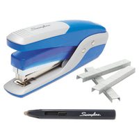 Accoquick Touch Stapler Value Pack, 28-Sheet Capacity, Blue/Silver EasyOptionXY LLC