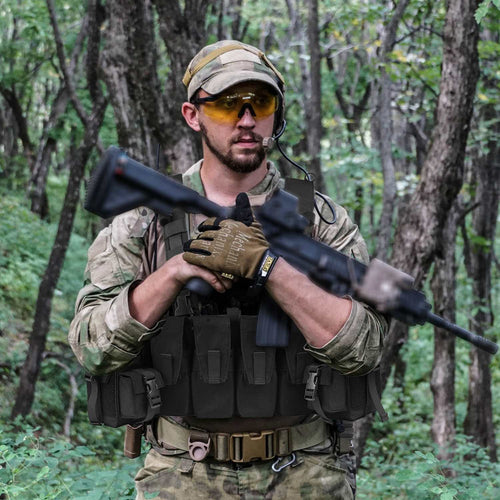 Votagoo Tactical Chest Rig with 5.56/7.62 Magazine Pouches & Detachable MOLLE System