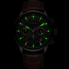 Men's  Waterproof Watch With Chronometers Day View Sport Analog Watches Excellent Look Perfect Gift For Him
