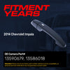 Exterior Door Handle Black Primed Replacement for Chevrolet Impala (2014) OE Part # 13590679, 13586018 | Front Right Passenger Side w/o Keyhole