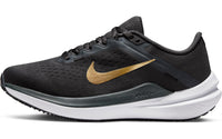 Nike Womens Running Shoe Anthracite Metallic Gold Black White 5.5