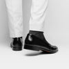 15-203-BLK SAVANNAH Calfskin Penny Loafer, Black