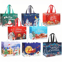 16-Pieces: Large Reusable Non-Woven Shopping Bags