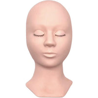 Eyelash Extensions Mannequin Head and Eyelids Training Combo Pack
