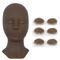 Dark Color Head with 3 pair eyes