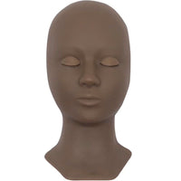 Eyelash Extensions Mannequin Head and Eyelids Training Combo Pack