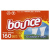 Bounce Dryer Sheets, 160 Sheets, Outdoor Fresh Scent Fabric Softener Sheets EasyOptionXY LLC