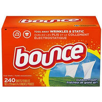 Bounce Dryer Sheets Laundry Fabric Softener, Outdoor Fresh Scent, 240 Count EasyOptionXY LLC