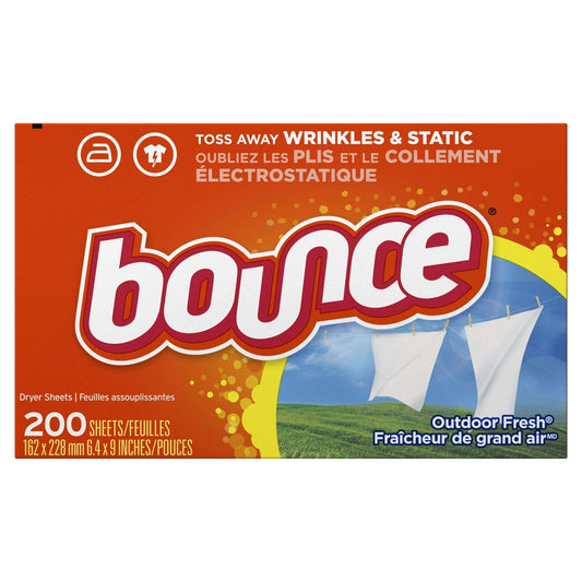 Bounce Dryer Sheets, Outdoor Fresh, 200 Count EasyOptionXY LLC