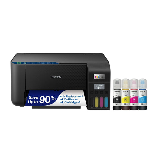Epson EcoTank ET-2400 Wireless Color All-in-One Cartridge-Free Supertank Printer with Scan and Copy EasyOptionXY LLC