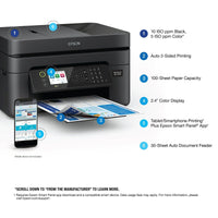 Epson WorkForce WF-2950 All-in-One Wireless Color Printer with Scanner, Copier and Fax EasyOptionXY LLC