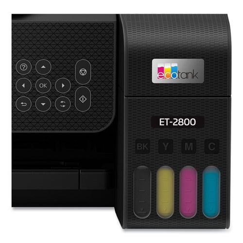 Epson EcoTank ET-2800 Wireless Color All-in-One Cartridge-Free Supertank Printer with Scan and Copy ? The Ideal Basic Home Printer - Black EasyOptionXY LLC