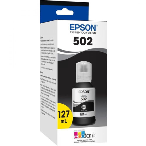 EPSON 502 EcoTank Ink Ultra-high Capacity Bottle Black Works with ET-2750, ET-2760, ET-2850, ET-3750, ET-3760, ET-3850, ET-4850, and other select EcoTank models EasyOptionXY LLC