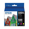 EPSON T232 Claria Genuine Ink High Capacity Black & Standard Color Cartridge Combo Pack EasyOptionXY LLC