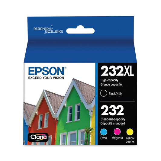 EPSON T232 Claria Genuine Ink High Capacity Black & Standard Color Cartridge Combo Pack EasyOptionXY LLC
