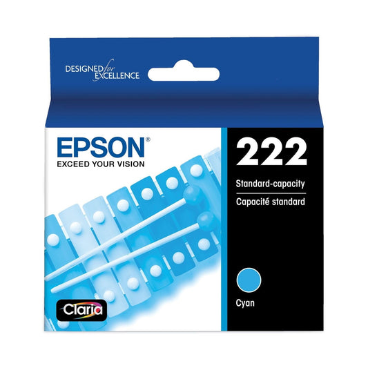 Epson T222220S (T222) Claria Ink, 165 Page-Yield, Cyan EasyOptionXY LLC