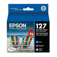 Epson T127520-S (127) DURABrite Ultra Extra High-Yield Ink, Cyan/Magenta/Yellow, 3/Pack EasyOptionXY LLC